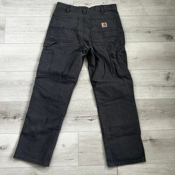 Carhartt Men’s Relaxed Fit Carpenter Double Knee Jeans Size 32X30 Gray - Picture 1 of 9
